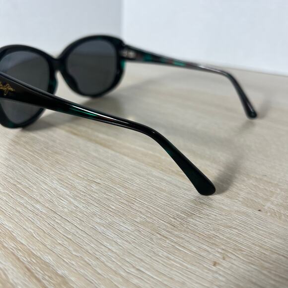 Maui Jim Pikake MJ-290-15E Sunglasses FRAMES ONLY Dark Tortoise Green 61-15-135 main image 10